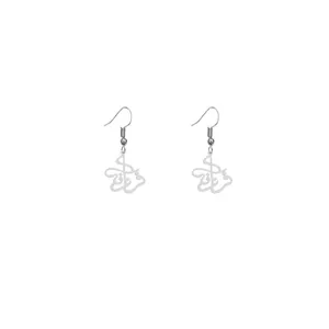 گوشواره نقره زنانه هایکا طرح فرزانه مدل n ha295
