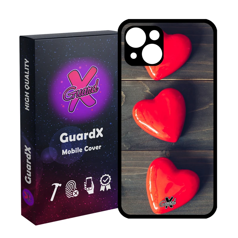 کاور گارد ایکس طرح Love مدل Glass10181 مناسب برای گوشی موبایل اپل iPhone 13