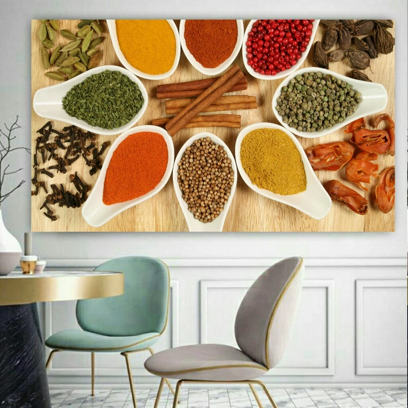 پوستر دیواری طرح ادویه جات کد PP120