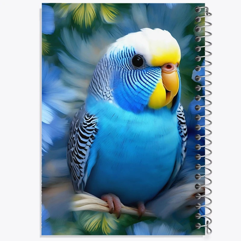 دفتر مشق 100 برگ خندالو طرح مرغ عشق کد F5201