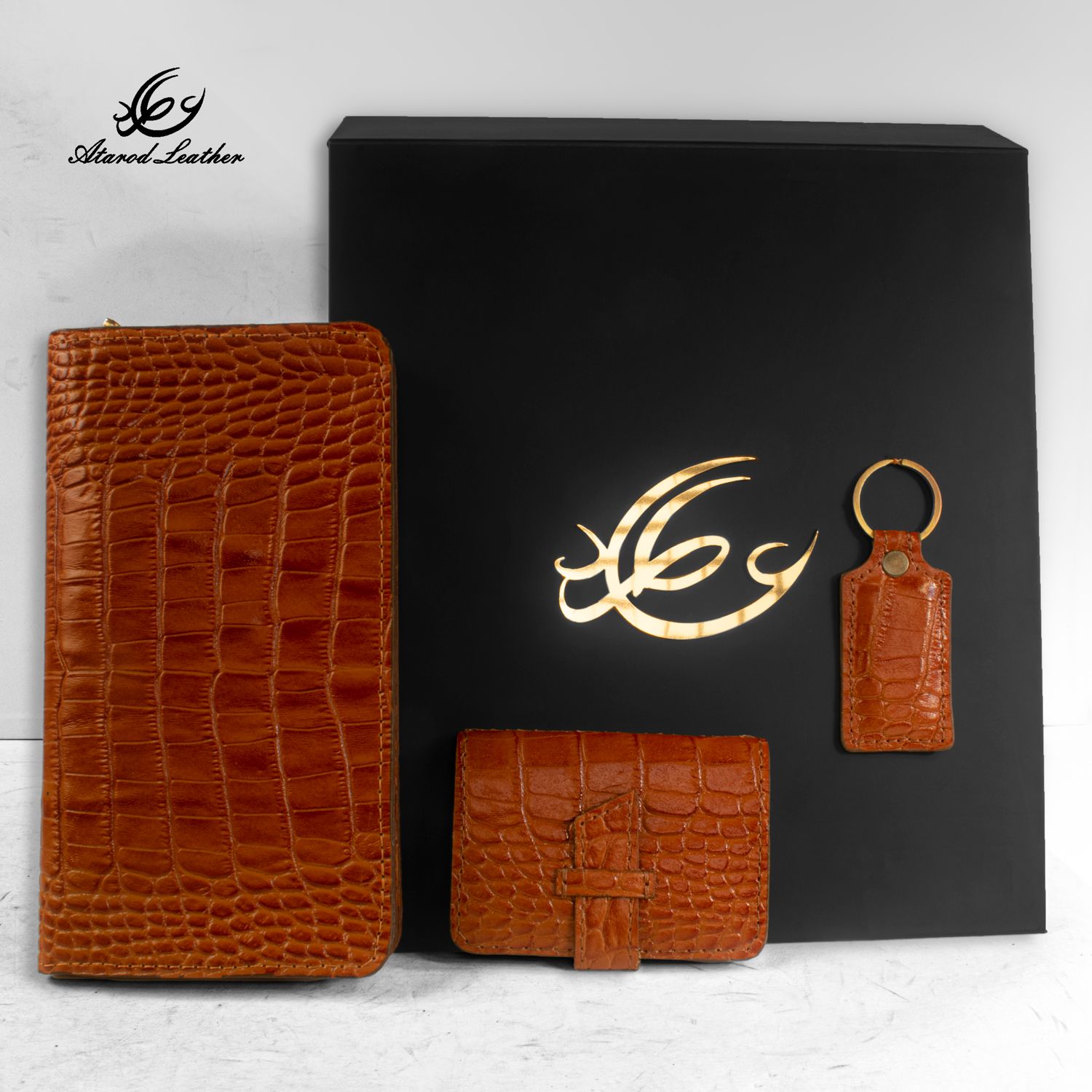 ست هدیه چرم عطارد مدل A36 -  - 3
