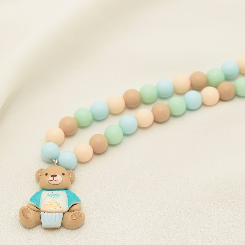 گردنبند دخترانه دلنار گالری مدل Birthday Teddy -  - 2