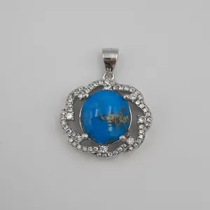 آویز گردنبند نقره زنانه کد20034