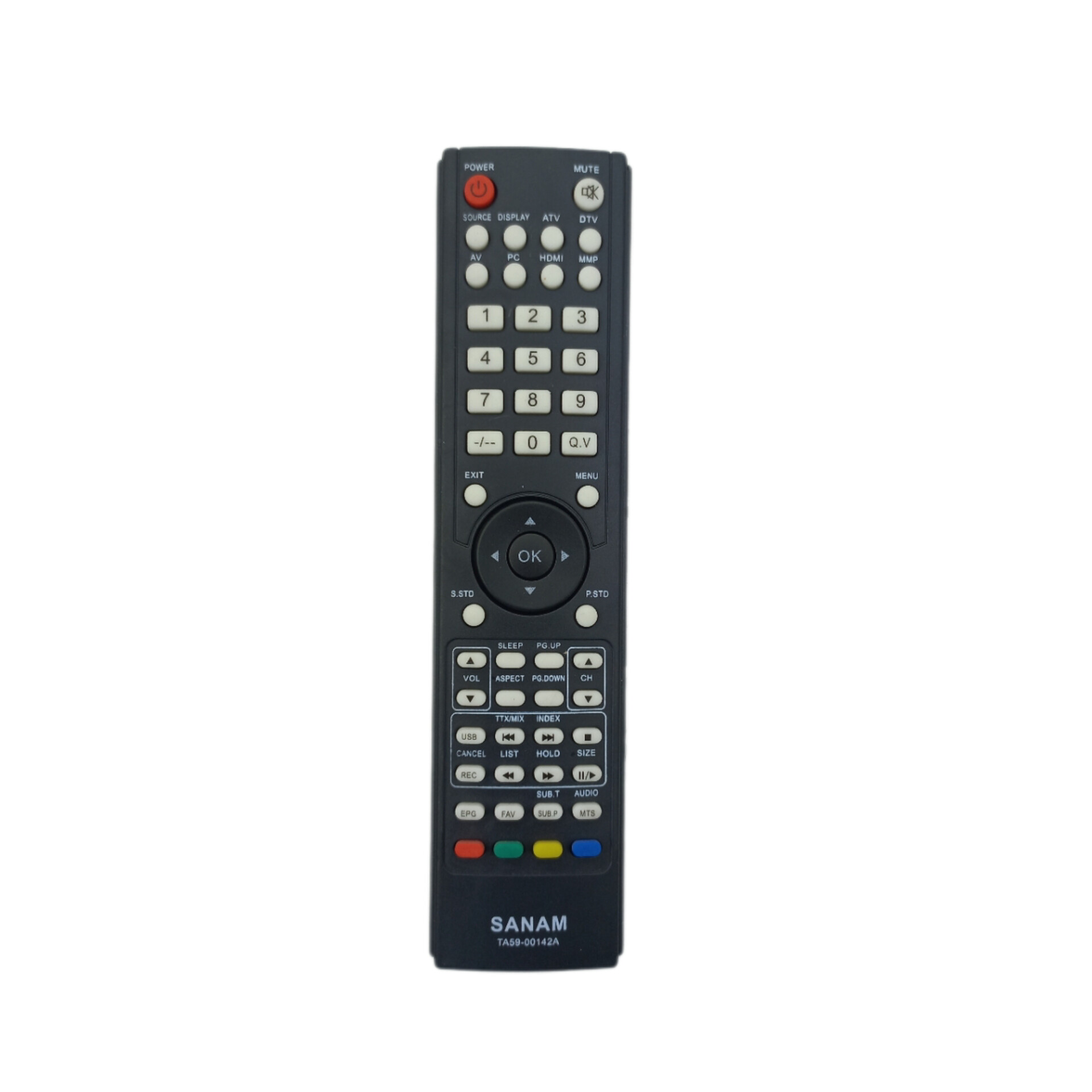ریموت کنترل تلویزیون مدل ed0478