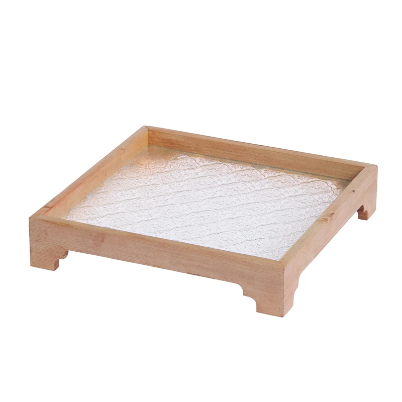 سینی دسته دار گوشکوب مدل تترا سایز 25×25 سانتی متر