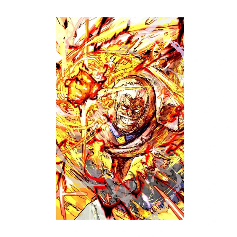 استیکر لپ تاپ و موبایل مدل انیمه طرح وان پیس مانکی دی گارپ One Piece Monkey D Garp کد 3689