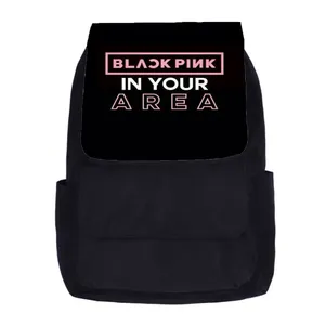کوله پشتی دخترانه طرح black pink کد kp314