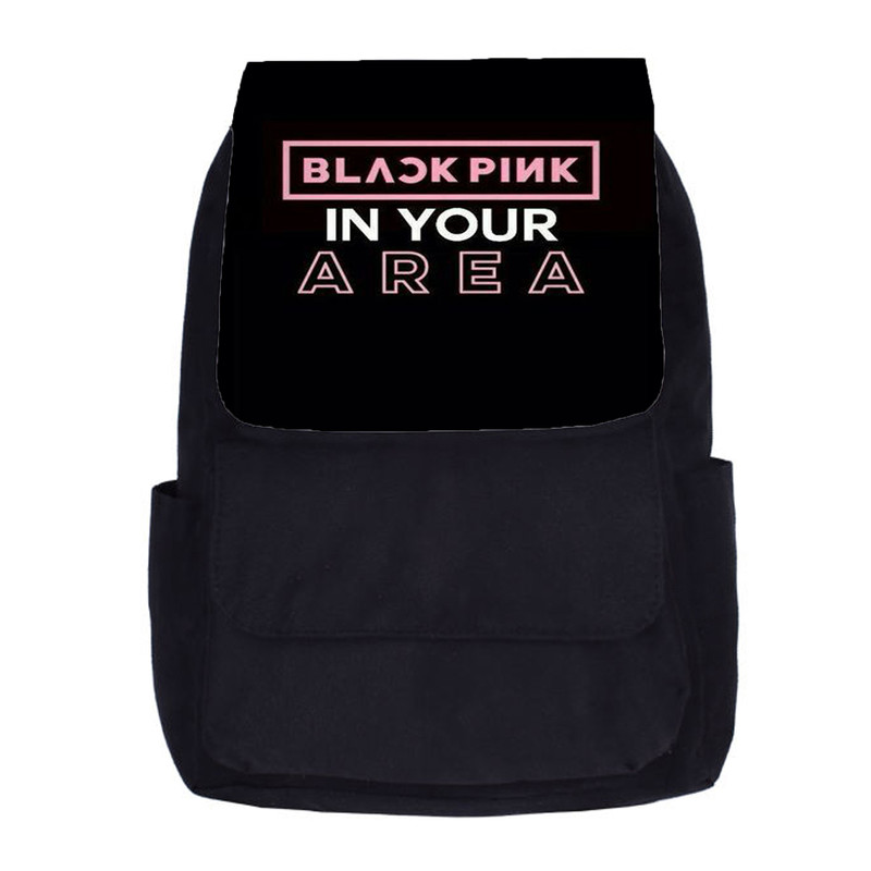 کوله پشتی دخترانه طرح black pink کد kp314