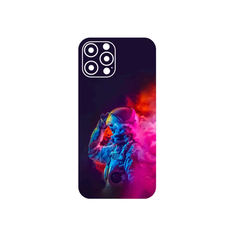 برچسب پوششی ماهوت مدل Smoke Rainbow Digital Art 1 مناسب برای گوشی موبایل اپل iPhone 12 Pro Max