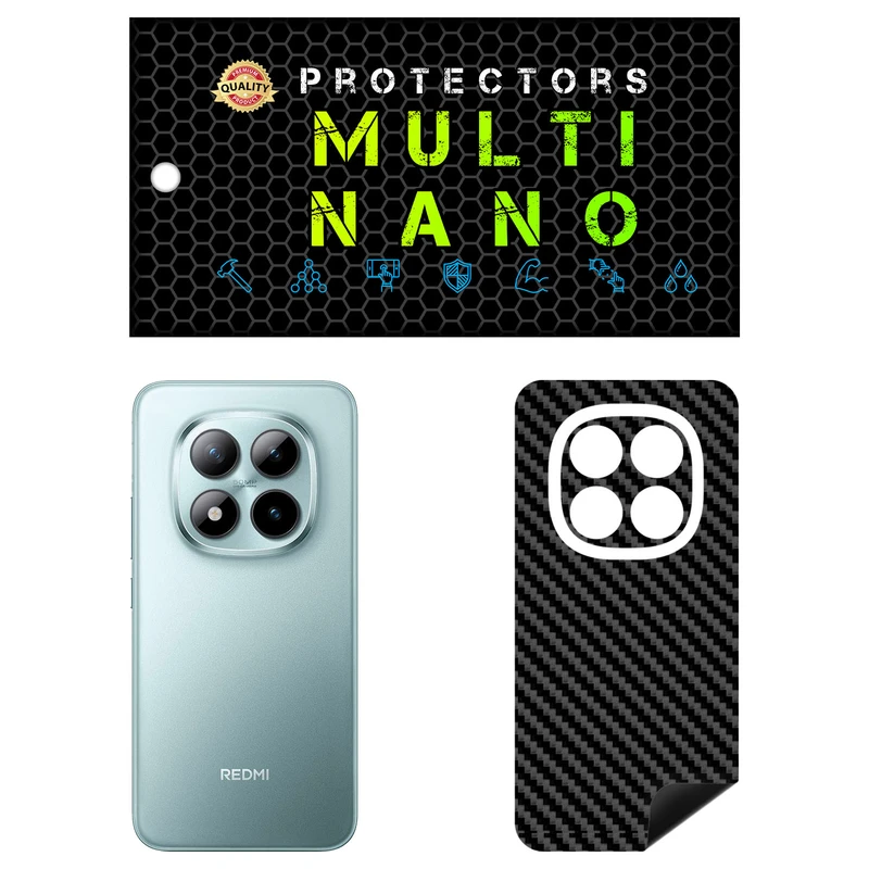 برچسب پوششی مولتی نانو طرح کربن مدل X-F1C مناسب برای گوشی موبایل شیائومی Redmi Note 15 Pro Plus