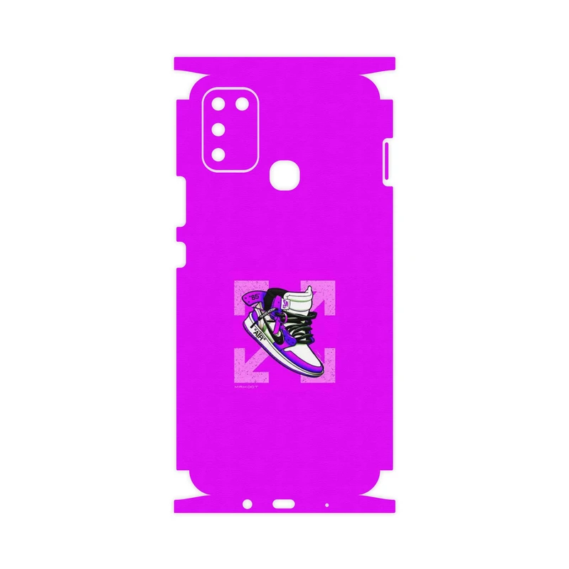 برچسب پوششی ماهوت مدل Nike Air Sneaker Digital Art-FullSkin مناسب برای گوشی موبایل اینفینیکس Hot 10 Play