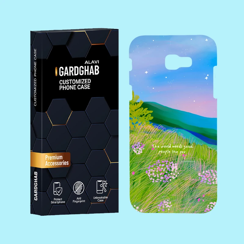 کاور گارد قاب علوی مدل منظره و طبیعت مناسب برای گوشی موبایل سامسونگ Galaxy A720 / A7 2017