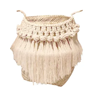 سبد حصیری مدل FLOWER