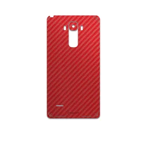 MAHOOT Red-Fiber Cover Sticker for LG G4 Stylus
