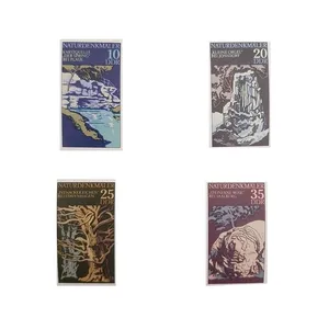 تمبر یادگاری مدل طبیعت مجموعه 4 عددی