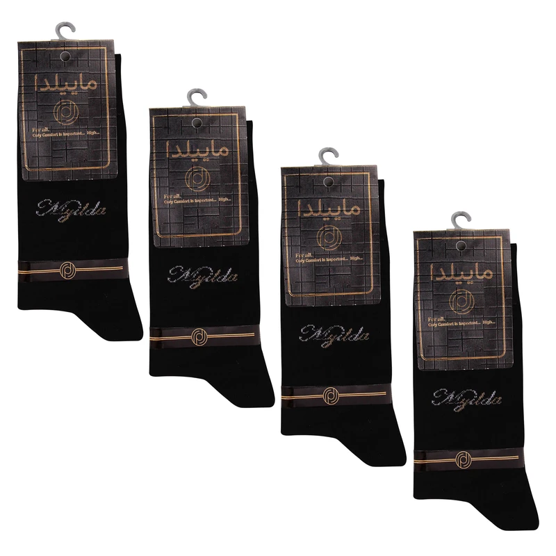 جوراب مردانه ماییلدا مدل 3633-201 بسته 4 عددی