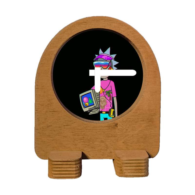 ساعت رومیزی طرح ریک و مورتی کد 4 ساعت رومیزی طرح ریک و مورتی کد 4