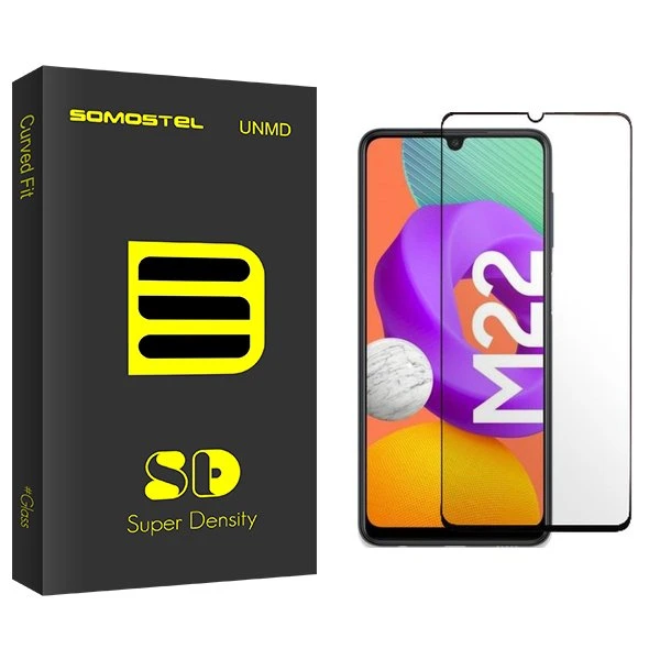 محافظ صفحه نمایش شیشه ای سوماستل مدل SD Full مناسب برای گوشی موبایل سامسونگ Galaxy M22