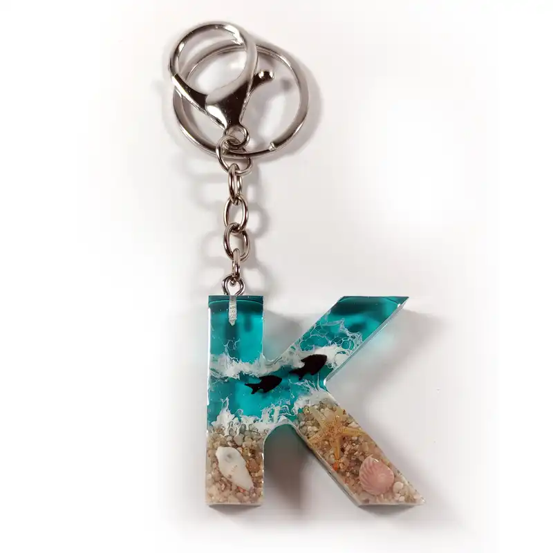 جاکلیدی رزینی مدل دریا حرف K