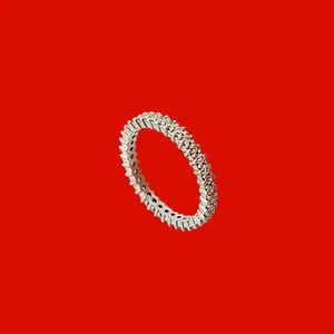 انگشتر نقره زنانه مدل پرنسس کد NG3705