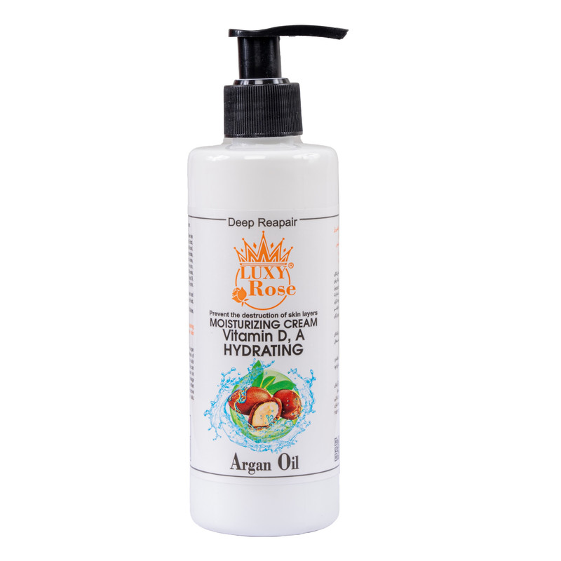 کرم آبرسان لوکسی رز مدل Argan Oil حجم 250 میلی لیتر
