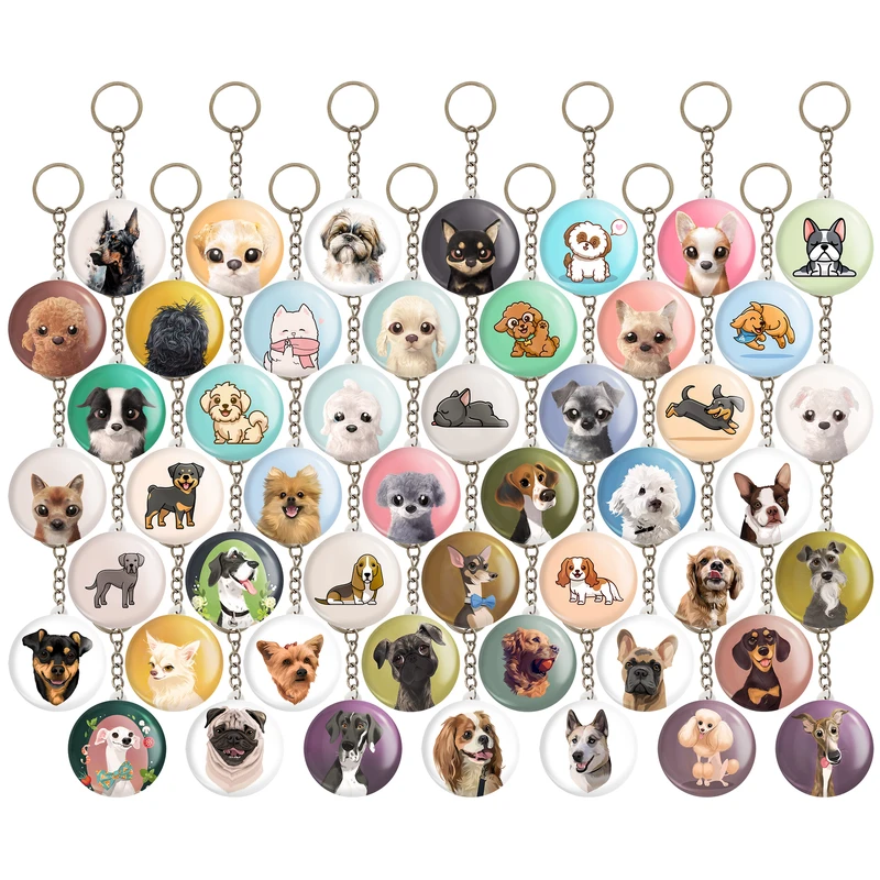 جاکلیدی خندالو مدل سگ Dog کد 131 بسته 49 عددی