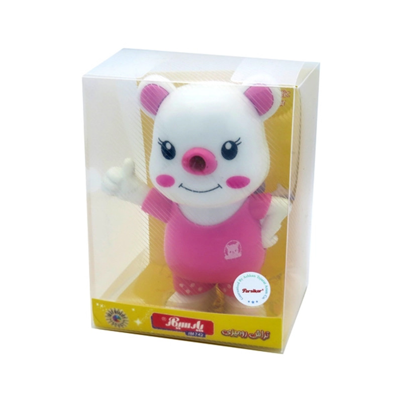 تراش رومیزی پارسیکار طرح خرس خندان مدل JM742