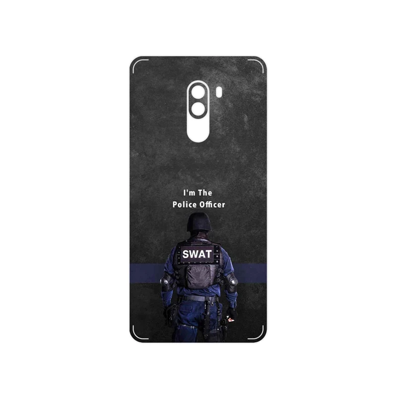 برچسب پوششی ماهوت مدل Police Officer مناسب برای گوشی موبایل شیائومی POCOPHONE F1