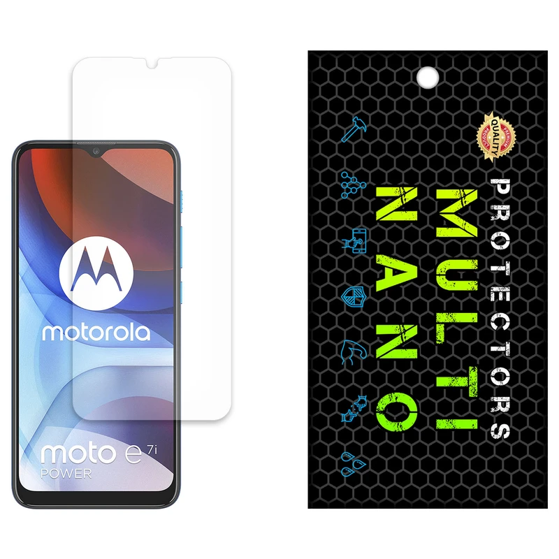 محافظ صفحه نمایش مات مولتی نانو مدل X-S1M مناسب برای گوشی موبایل موتورولا Moto E7i Power
