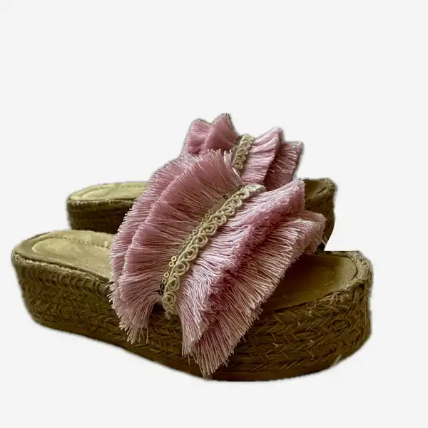 صندل زنانه مدل مکرومه کد sd02