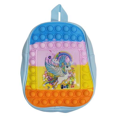 فیجت ضد استرس طرح کوله پشتی اسب تک شاخ پونی مدل پاپیت کد 5545