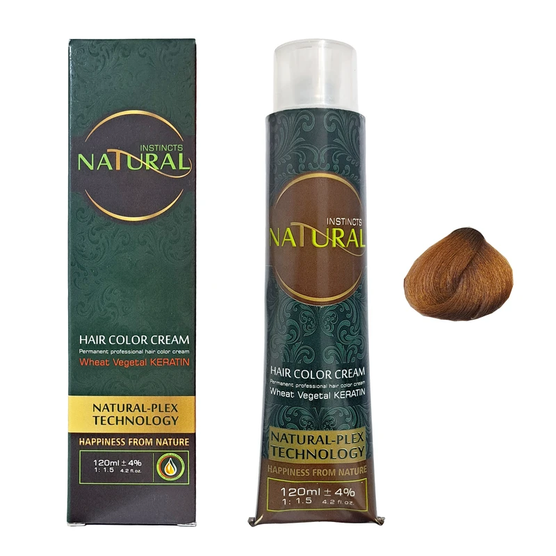 رنگ مو نچرال اینیستینکس شماره 7.3 حجم 120 میلی لیتر رنگ بلوند طلایی متوسط