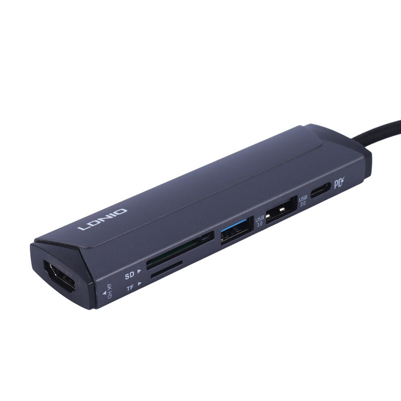 هاب 6 پورت USB-C الدینیو مدل DS-56H
