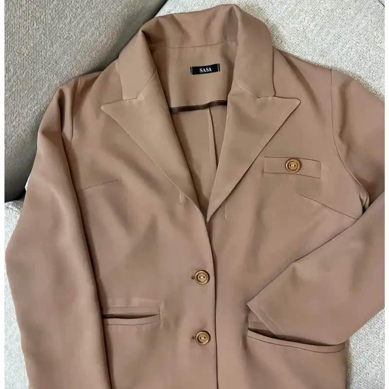 کت زنانه مدل Camel-01