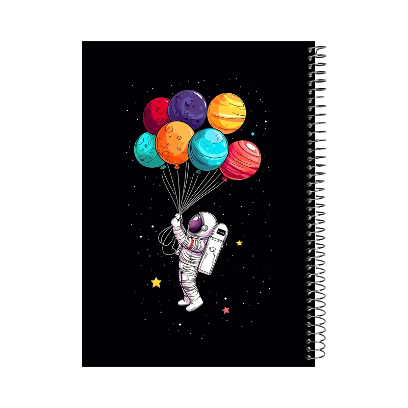 دفتر 100 برگ پدیده نقش مدل جلد سخت طرح مریخی کد 704