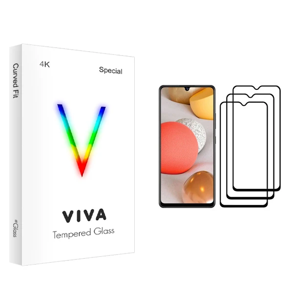 محافظ صفحه نمایش ویوا مدل 4K مناسب برای گوشی موبایل سامسونگ Galaxy A42 بسته سه عددی