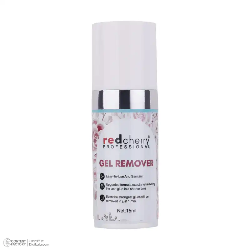 پاک کننده چسب مژه مصنوعی رد چری مدل Banan حجم 15 میلی لیتر