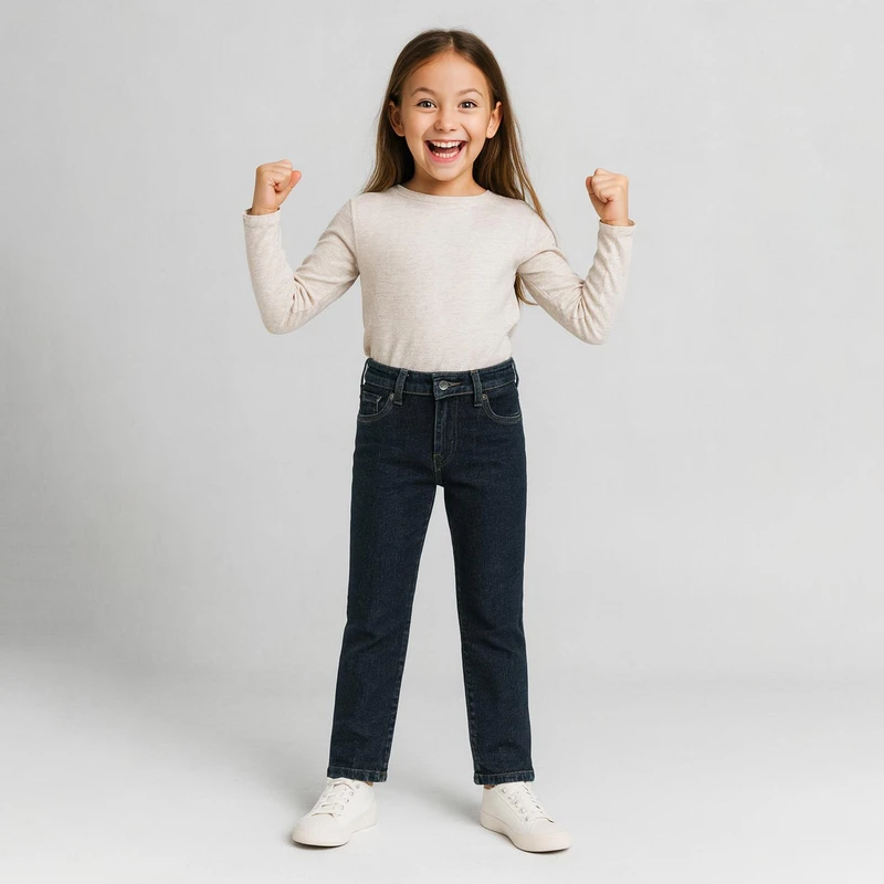 شلوار جین دخترانه تیپ تاپ مدل ‏32171B19