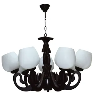 لوستر هفت شعله چشمه نور کد G705/7-BR