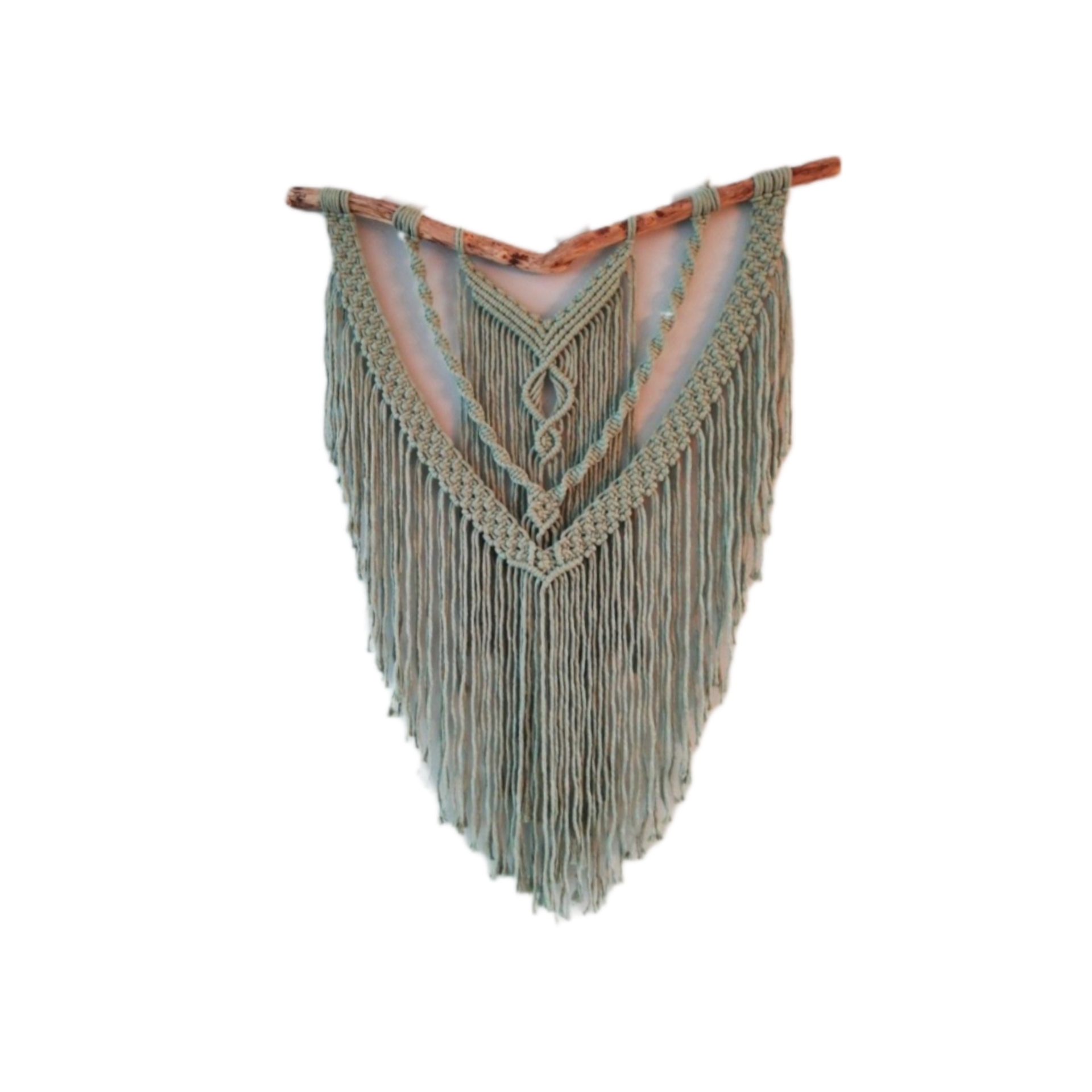 اویز بافتنی مدل مکرومه