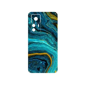 MAHOOT Turquoise marblewith golden streaks Cover Sticker for Xiaomi 12T Pro