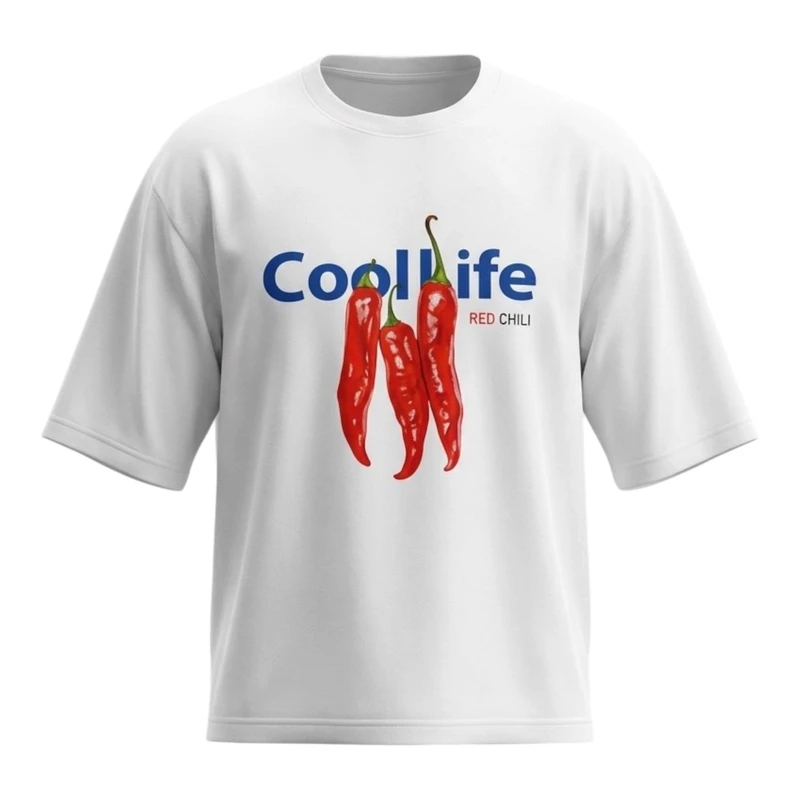 تی شرت لانگ زنانه نخ پنبه مدل Cool life