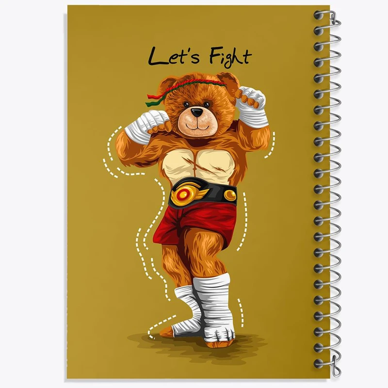 دفتر نت موسیقی 50 برگ خندالو مدل تدی Teddy کد 26159