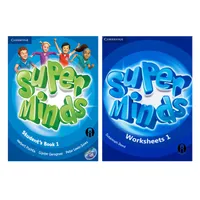کتاب Super Minds And Worksheets 1 اثر جمعی از نویسندگان انتشارات الوندپویان دو جلدی