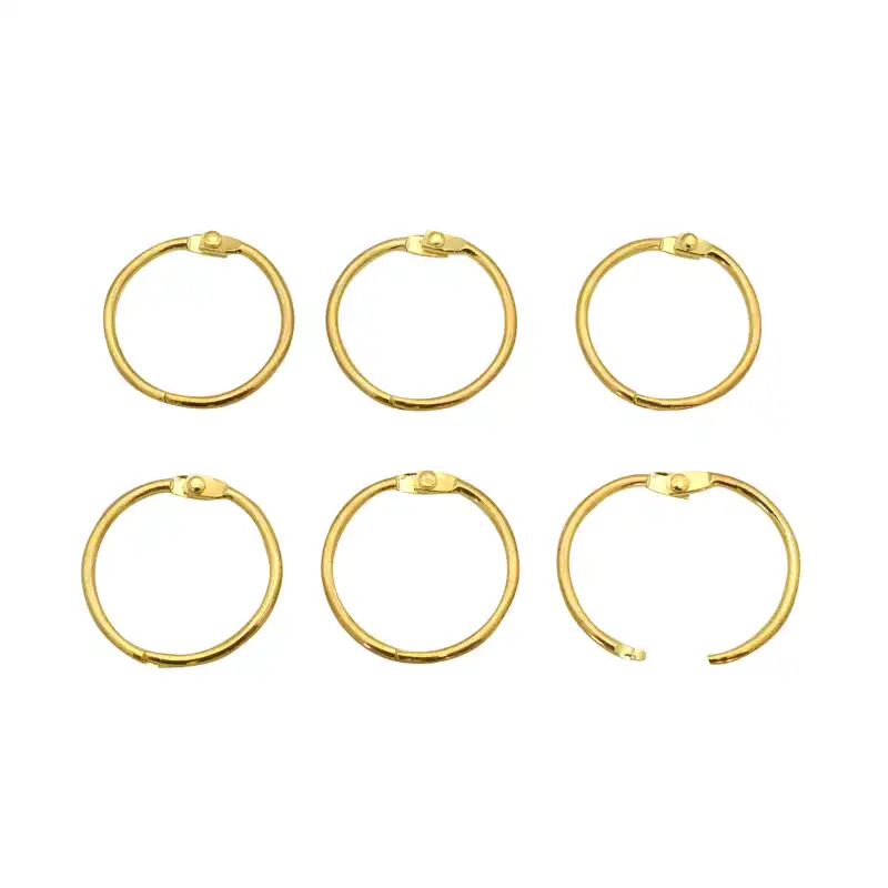 حلقه کلاسور مدل باز شو کد GD30 بسته 6 عددی