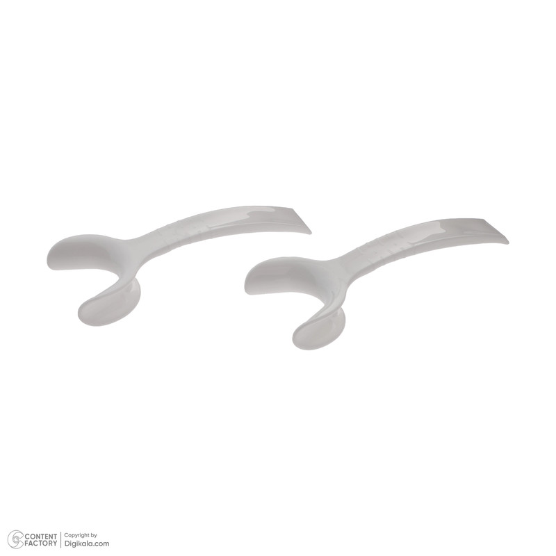 دهان باز کن دندانپزشکی مدل Z-50 بسته 2 عددی رنگ سفید