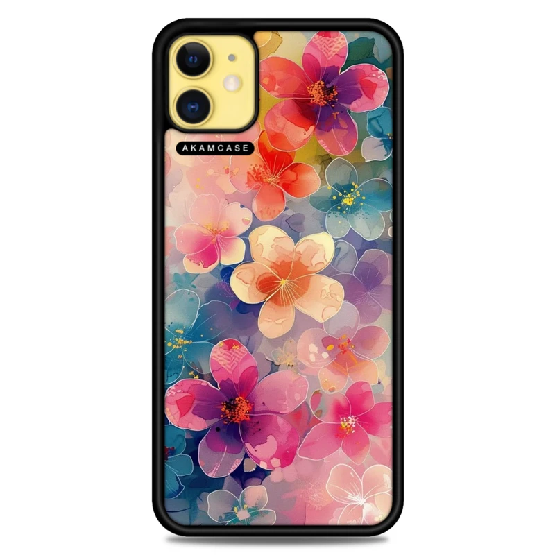 کاور آکام مدل AMC-WA11-FLOWERS-42 مناسب برای گوشی موبایل اپل iPhone 11