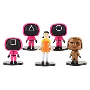 اکشن فیگور مدل Squid Game مجموعه 5 عددی