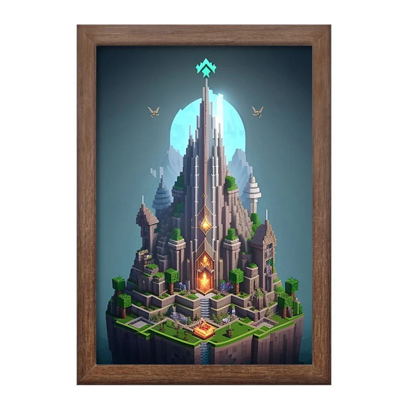 تابلو خندالو طرح ماینکرافت (Minecraft) کد F3522