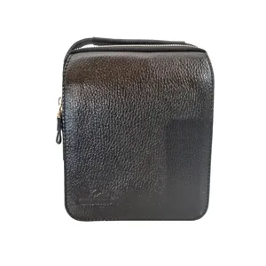 کیف رودوشی مردانه سرزمین چرم مدل بولواژ کد 301183 فلوتر